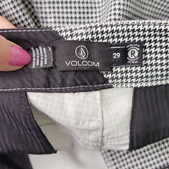 Volcom. Women's Dress Pants. Houndstooth Pattern. Size 29. EUC - Picture 6 of 11